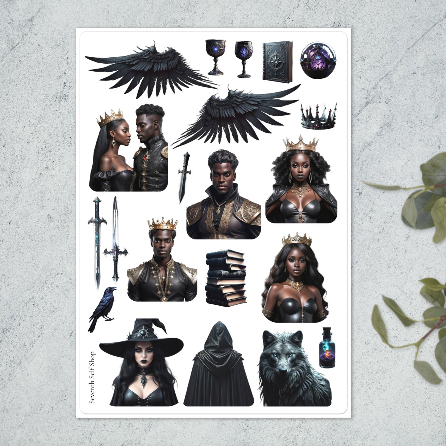 Dark Romantasy Sticker Sheet B