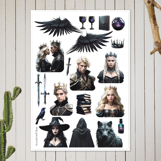 Dark Romantasy Sticker Sheet C