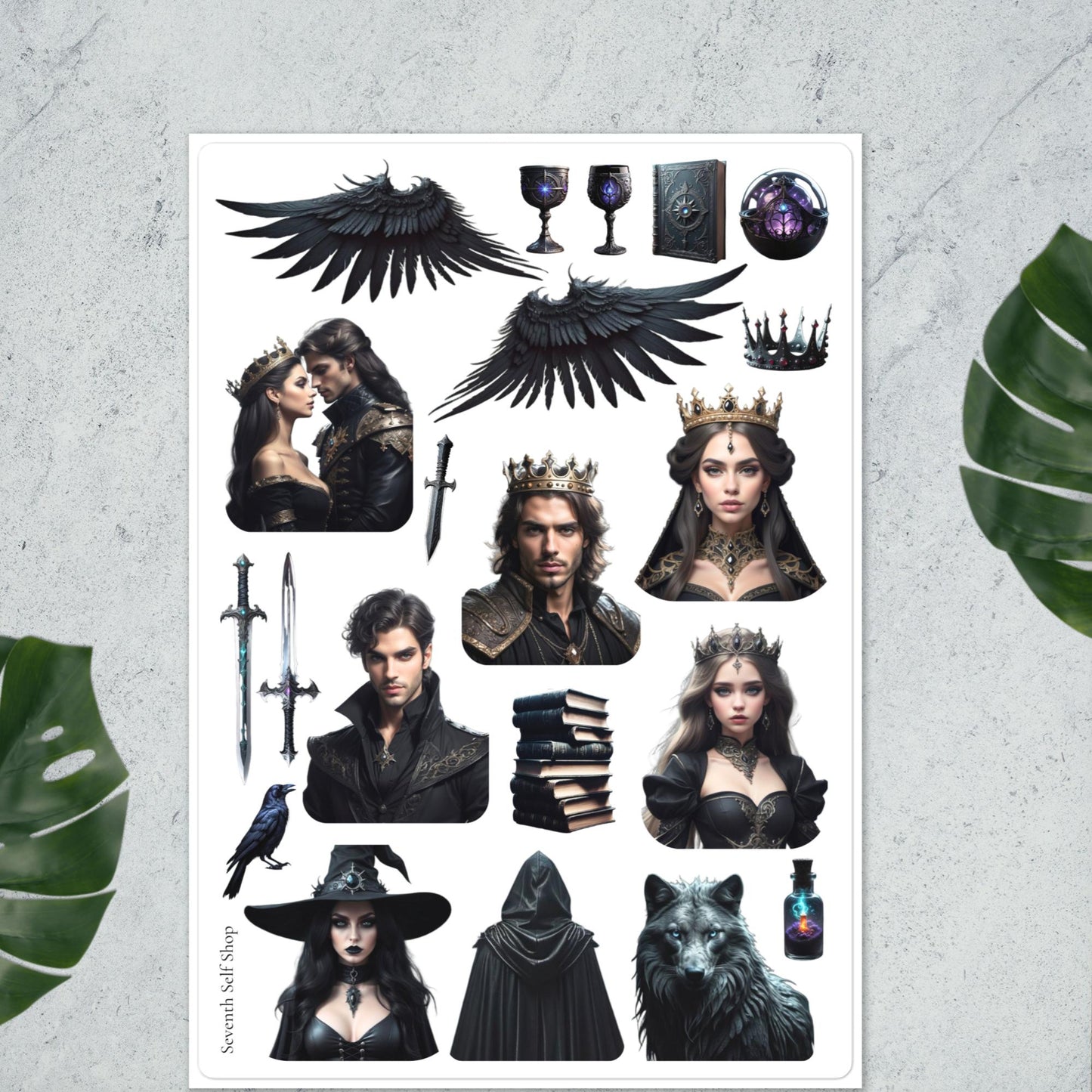 Dark Romantasy Sticker Sheet A