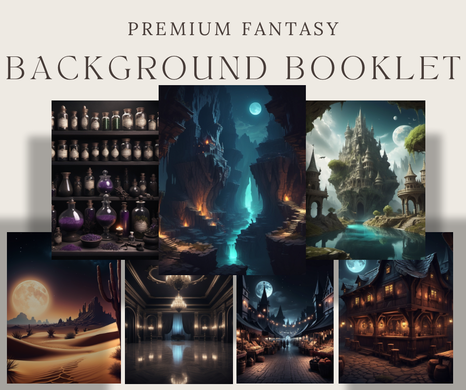 Premium Fantasy Backgrounds Booklet